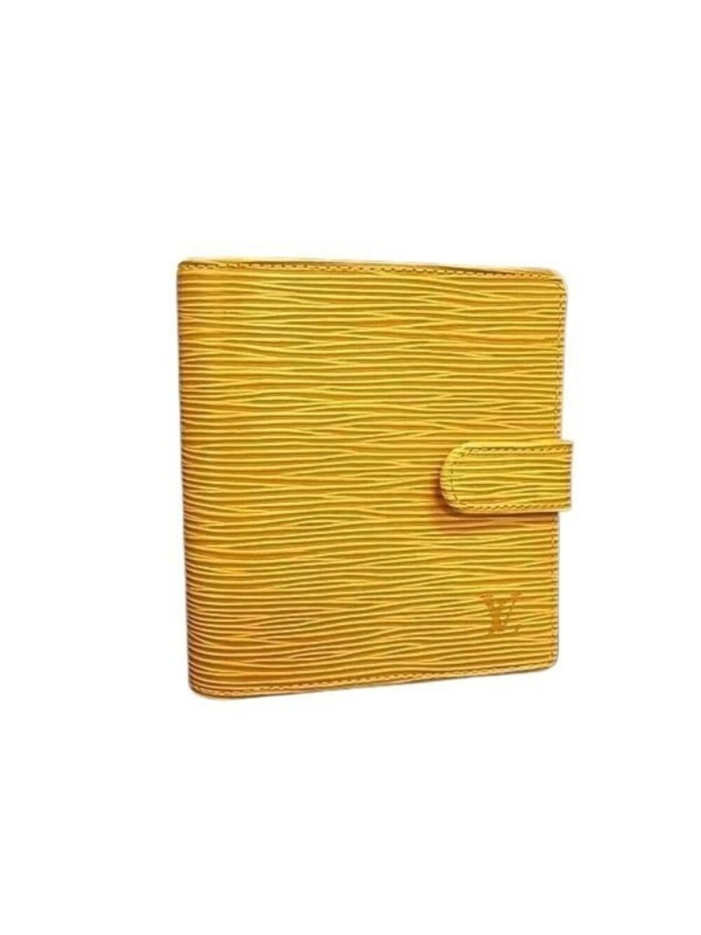 Louis Vuitton Bifold Wallet Epi Portefeuille Compact Tassili Yellow Leather